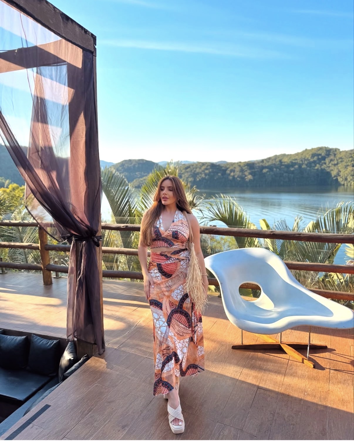 Pareô Cestaria branca - Imagem 2