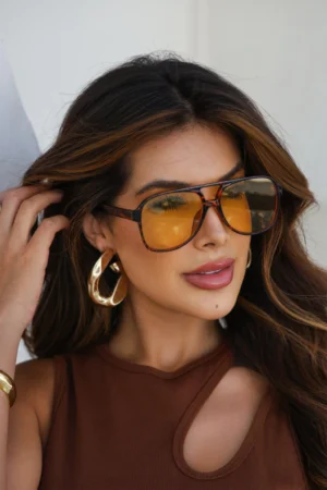 Óculos de Sol Aviador Urban 2.0 Camuflado - Amarelo - Imagem 3