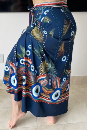 Pareô Olho grego marinho